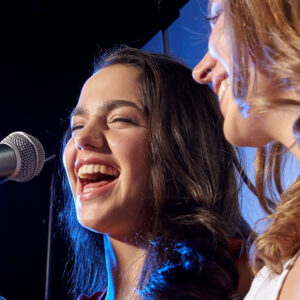 Image of young women singing