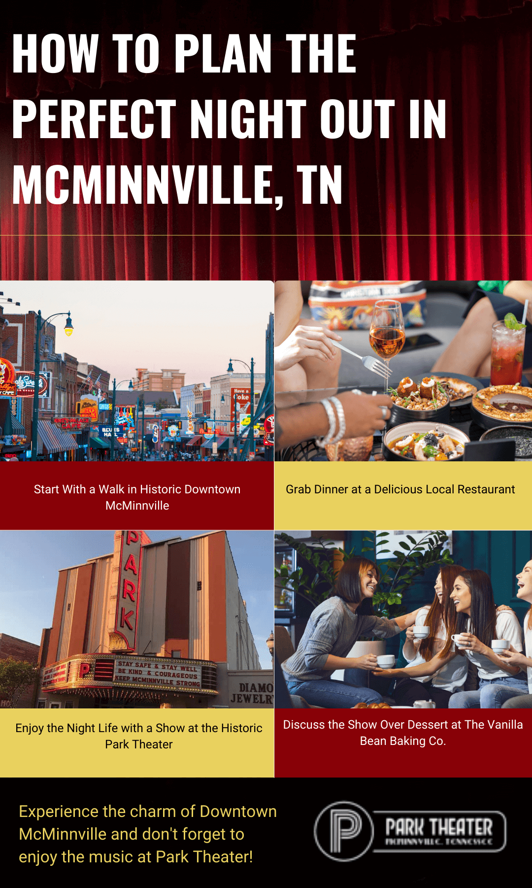 Infographic- How to Plan the Perfect Night Out in McMinnville, TN