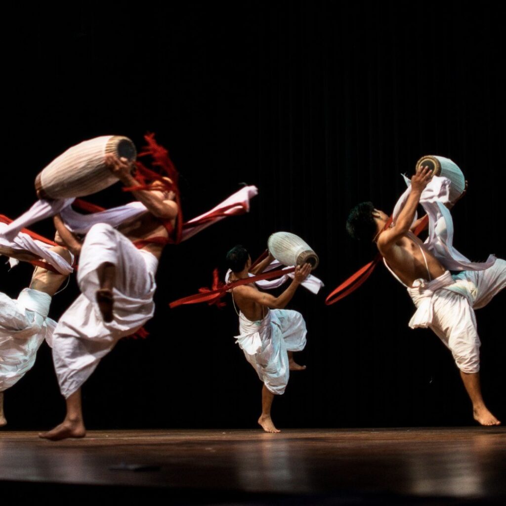 Theatre dancers on stage